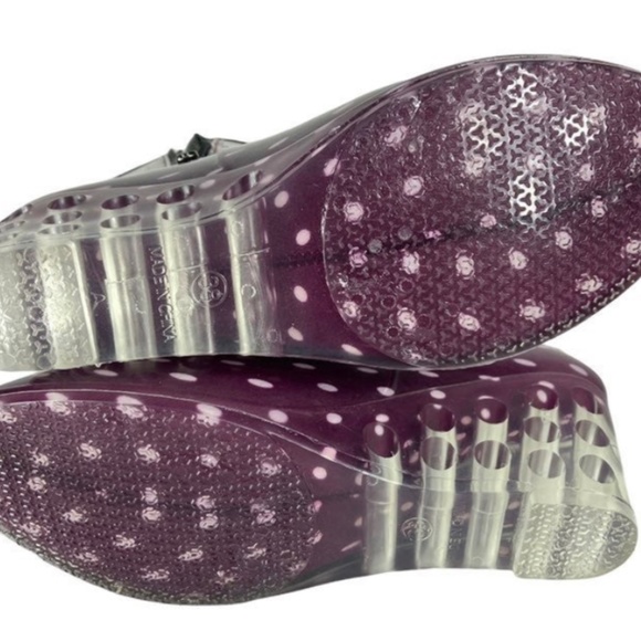 Sanming Mei size 38 (7) Womens Wedge Rain Boots - Picture 6 of 12